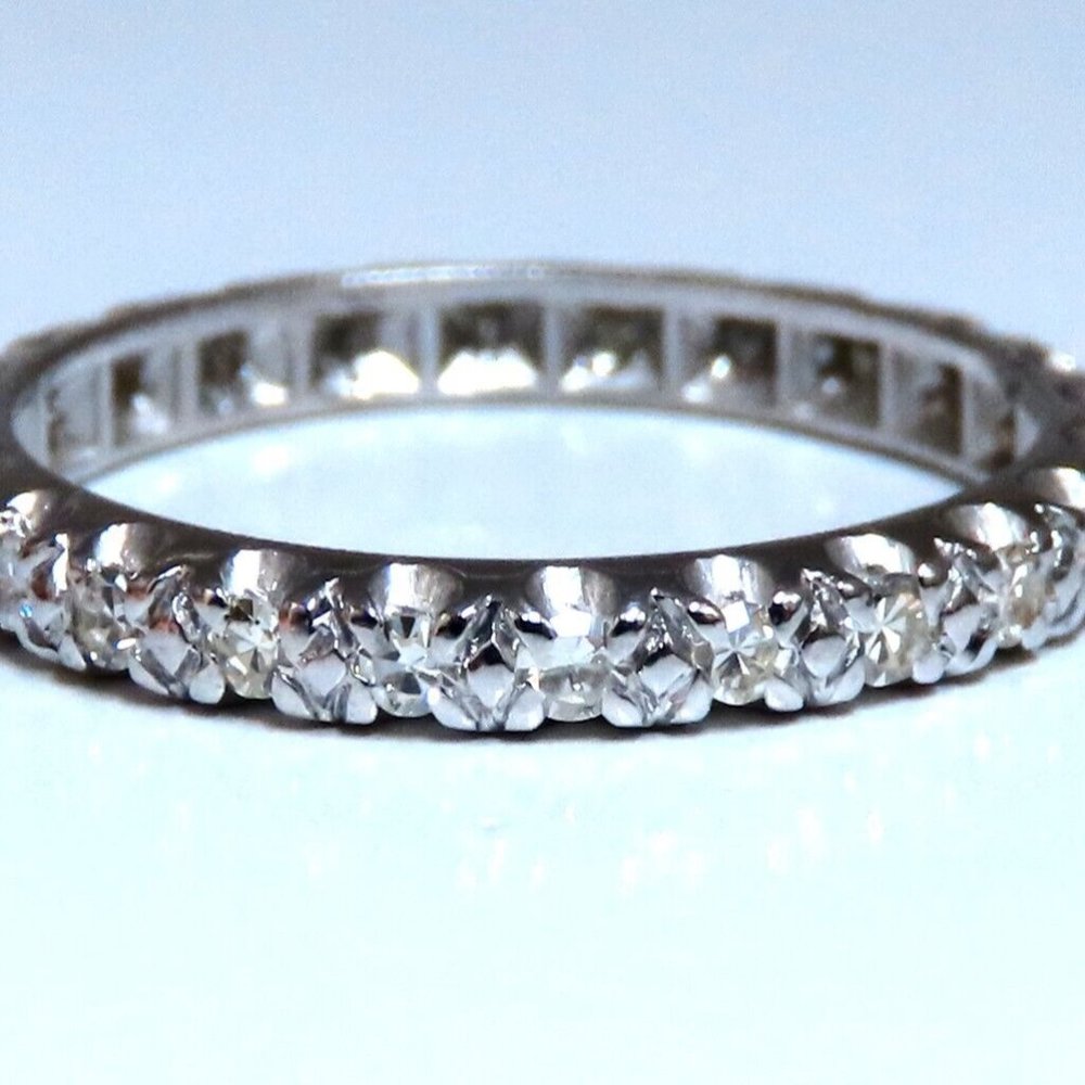 .50ct Natural Round Diamonds Ring Sharing Prong 14kt*